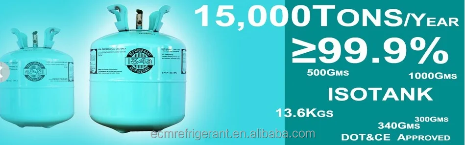 refrigerant gas R134a refrigerant gas used cars and for air conditioner