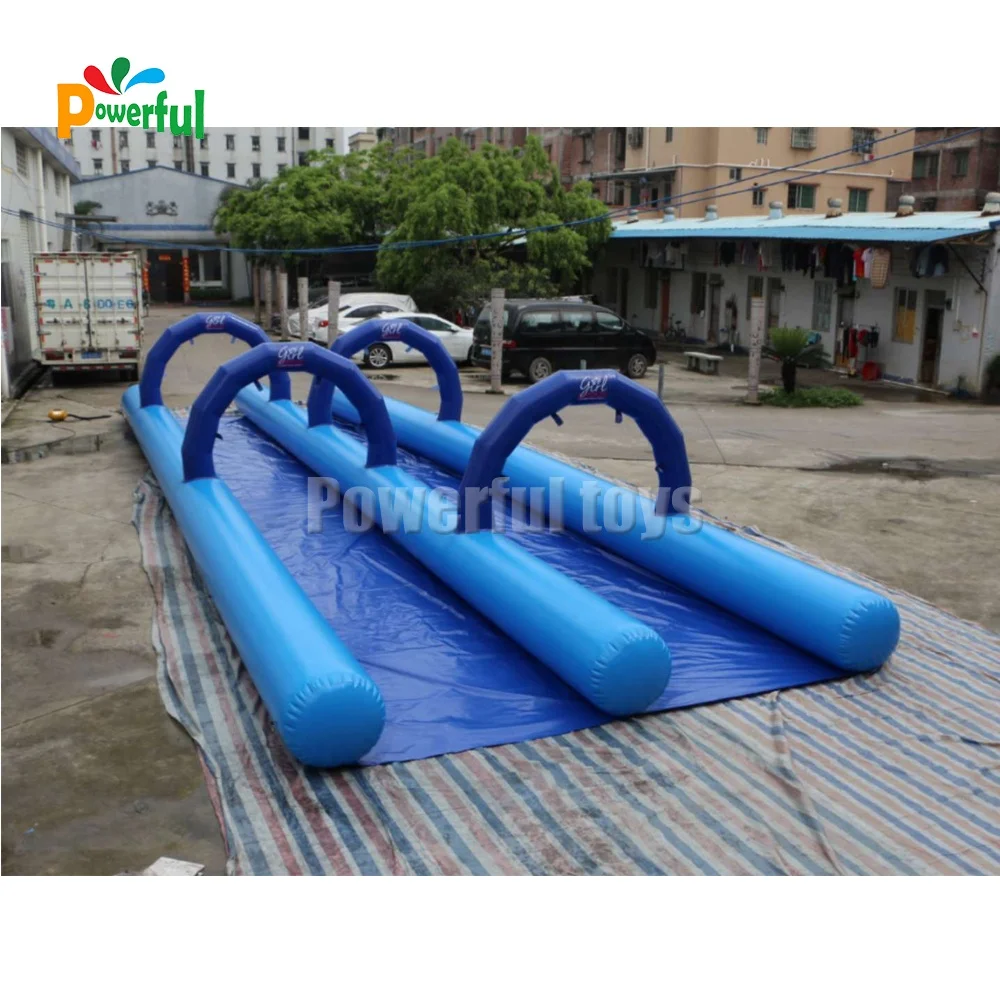 airtight double lane slip n slide inflatable slide for kids