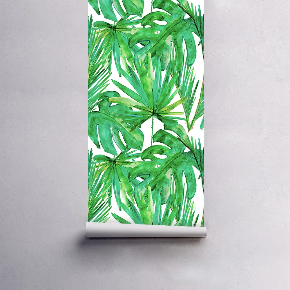 Green Leaves 0.4mm Waterproof Self Adhesive Natural ...