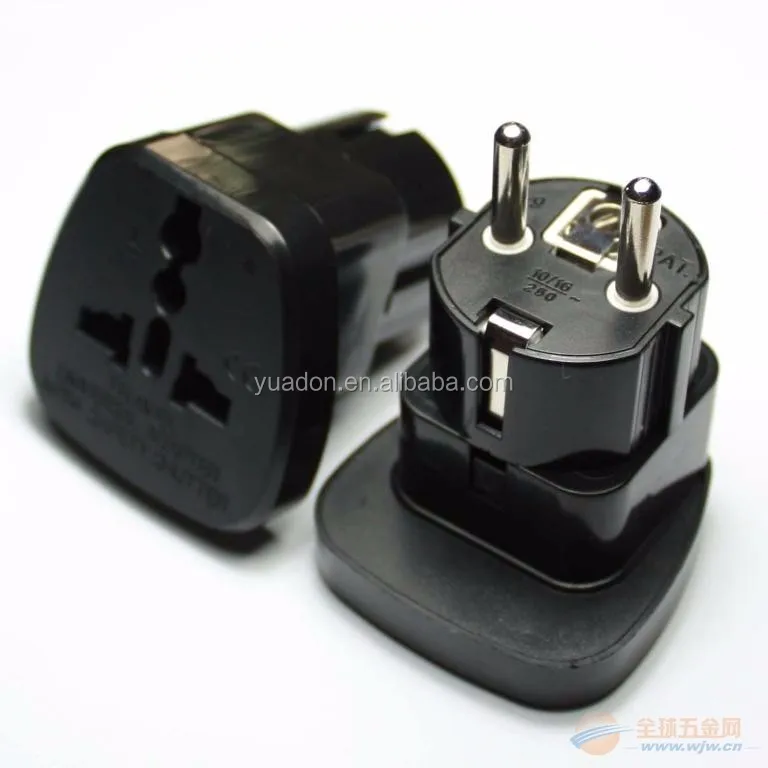 European Schuko Power Plugs With Grommet Germany French Belgian