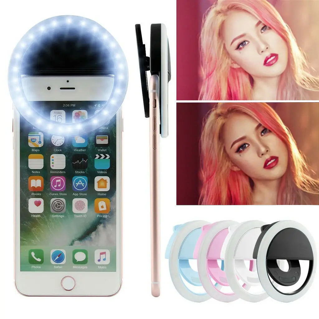 Universal 3level Led Cell Phone Camera Led Selfie Ring Light For All