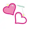 cheap plastic PVC cards custom heart shape card