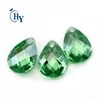 Super shiny colored pear cut golden yellow gemstones wholesale CZ for earrings