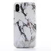 Factory Wholesale Plating Silver Marble Design IMD Glossy Surface Cell Phone Cover For iPhone 8 xs max Case TPU