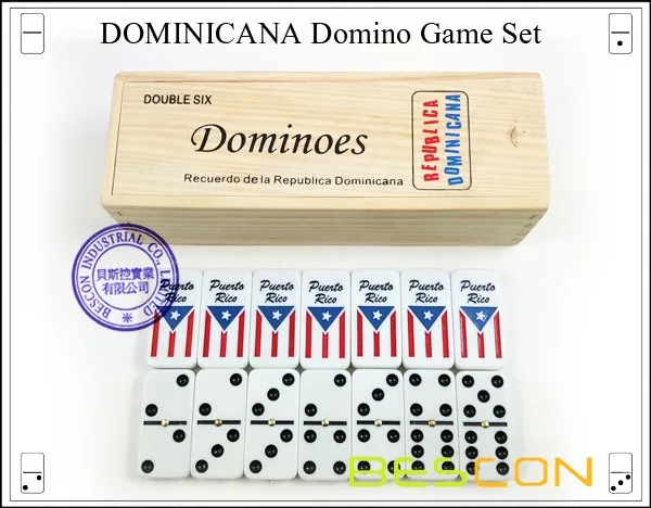 Dominos Professional Normal Size NO Jumbo Dominoes Double SIX Classic Flag Puerto RICO Double SIX Dominoes of The Caribbean Star of Puerto RICO; Dominoes Pride Boricua Puerto RICO ... 