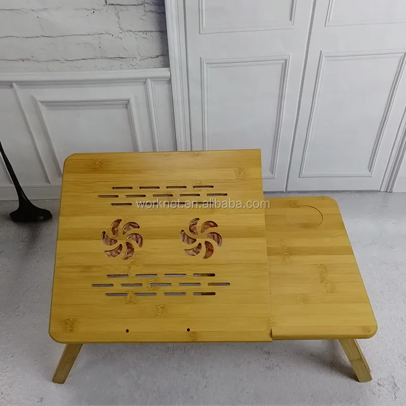 Складной столик из бамбука