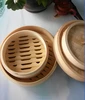 1 tier 4 inch mini dim sum bamboo steamer basket for dim sum