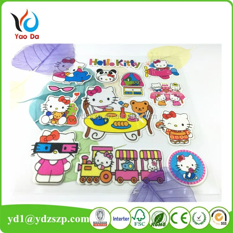 Fashion Hello Kitty Foam Sticker Cute Cartoon Kids 3d Puffy Sticker