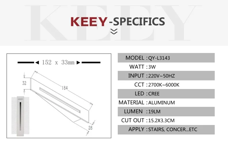 stairs wall light led
