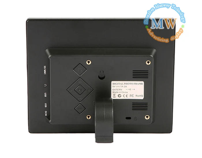 Commercial Advertising Rechargeable Battery Digital Photo Frame 8 Inch