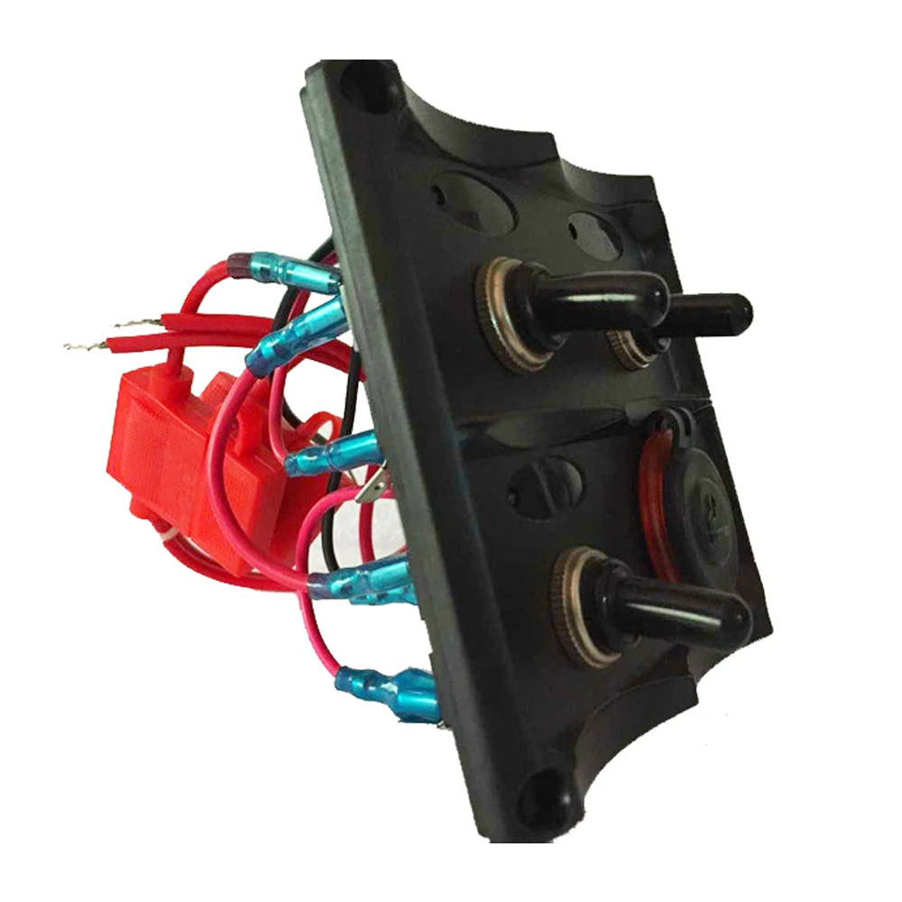 Hot style Marine Toggle switch panel cigarette lighter socket