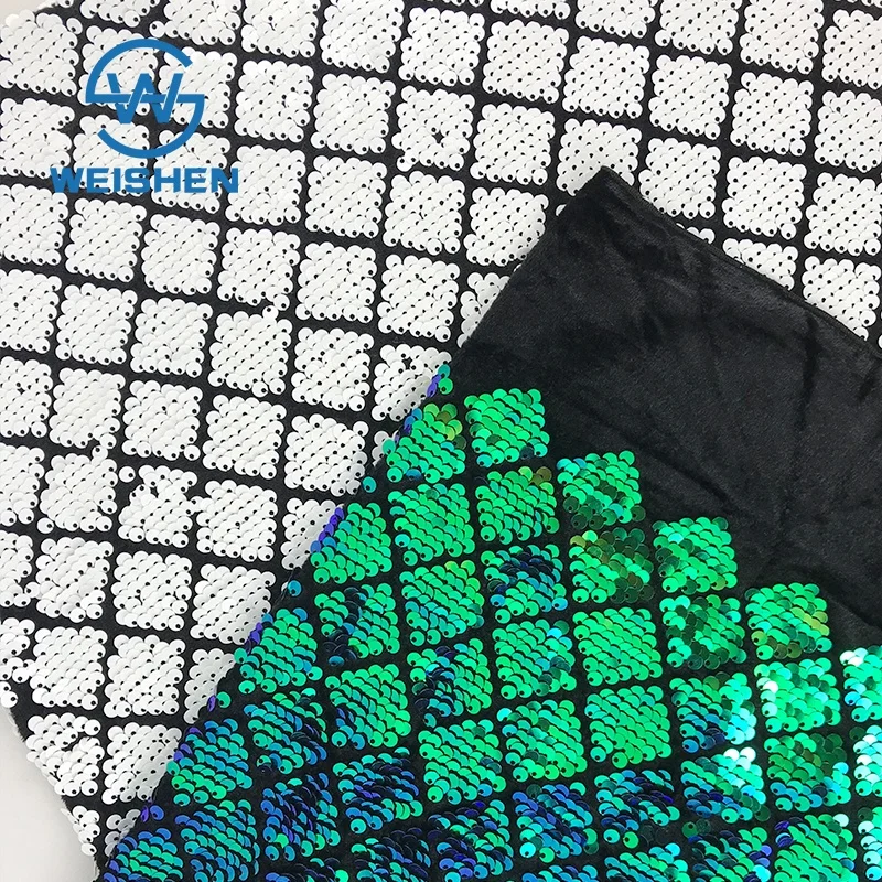Venta Al Por Mayor Geometric Upholstery Fabric Compre Online Los A Medida Bordado Geométrico Textil Venta Al Por Mayor Paillette Cuadrado Tela De Lentejuelas