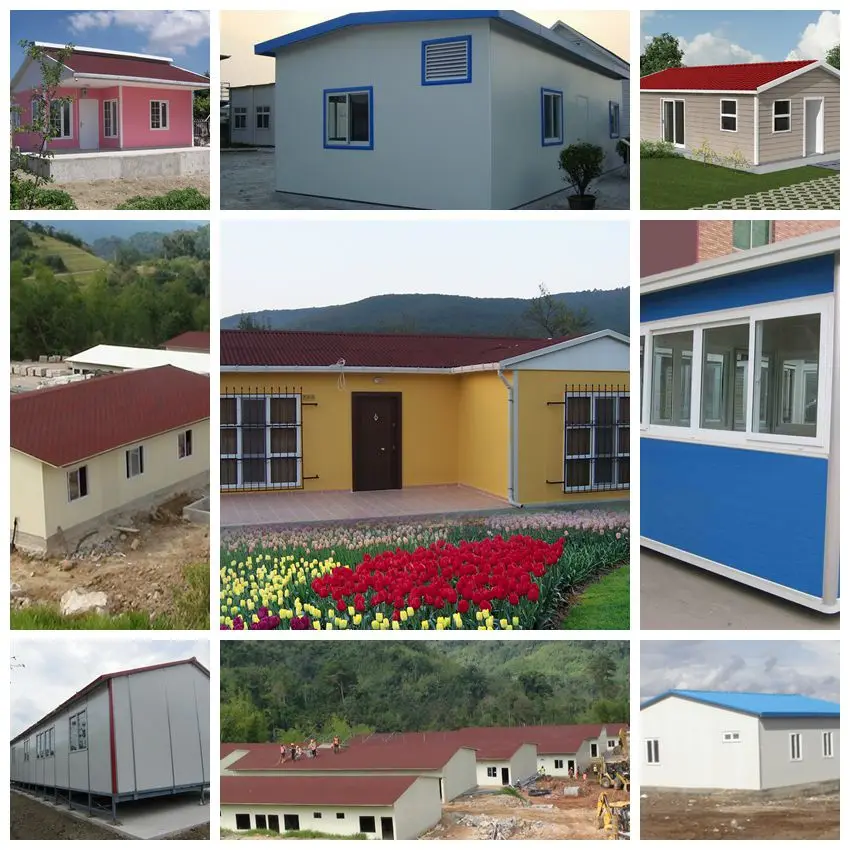 2019 Popular low cost prefabricated steel frame house