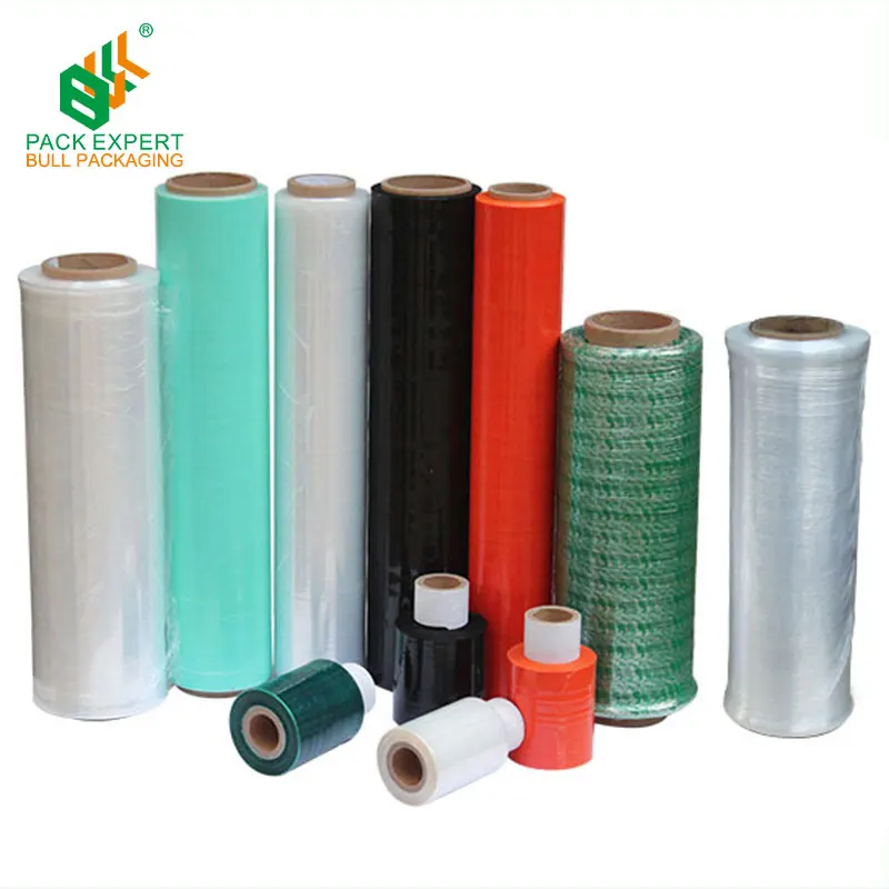 Hand stretch film 500 mm x 250 m in 20my transparent for wrapping and stretching