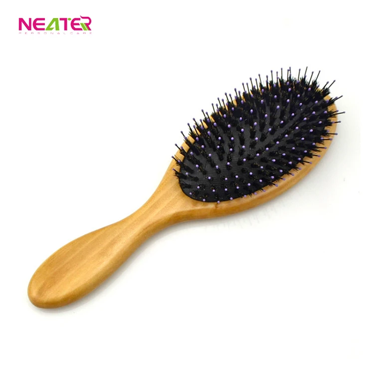 buy natural bristle hair brush