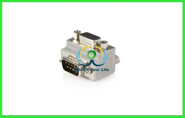 Right Angle DB9 to DB9 Serial Cable Adapter male to female - ANKUX.COM
