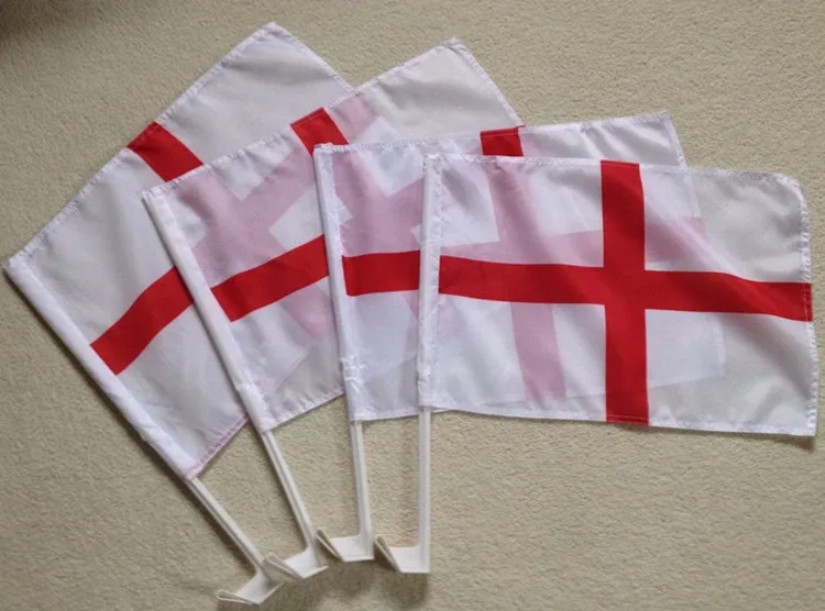 Small Mini national Car Flag window clips