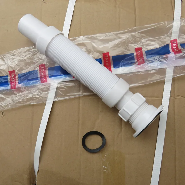 Downspout Drain Hose Pvc Pp Retractable Portable Washing Machine Drain Hose Extension Deodorant