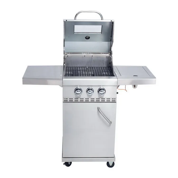 Komenjoy G030201 Ce Glass Window Outdoor Stainless Steel 2burner