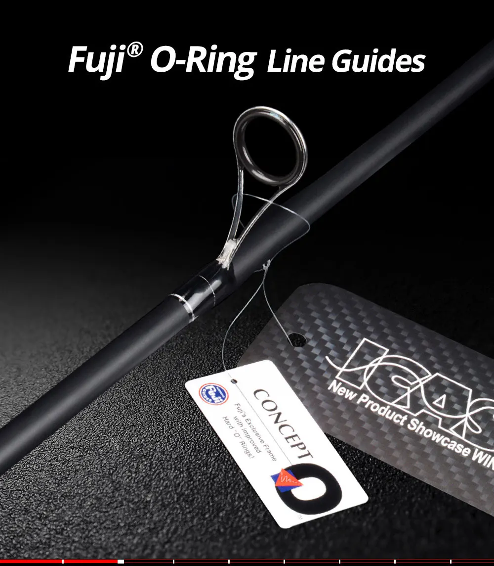 KastKing Perigee II Fishing Rod O-Ring,7 Ft Carbon Fiber Casting Spining  Rod,2pc