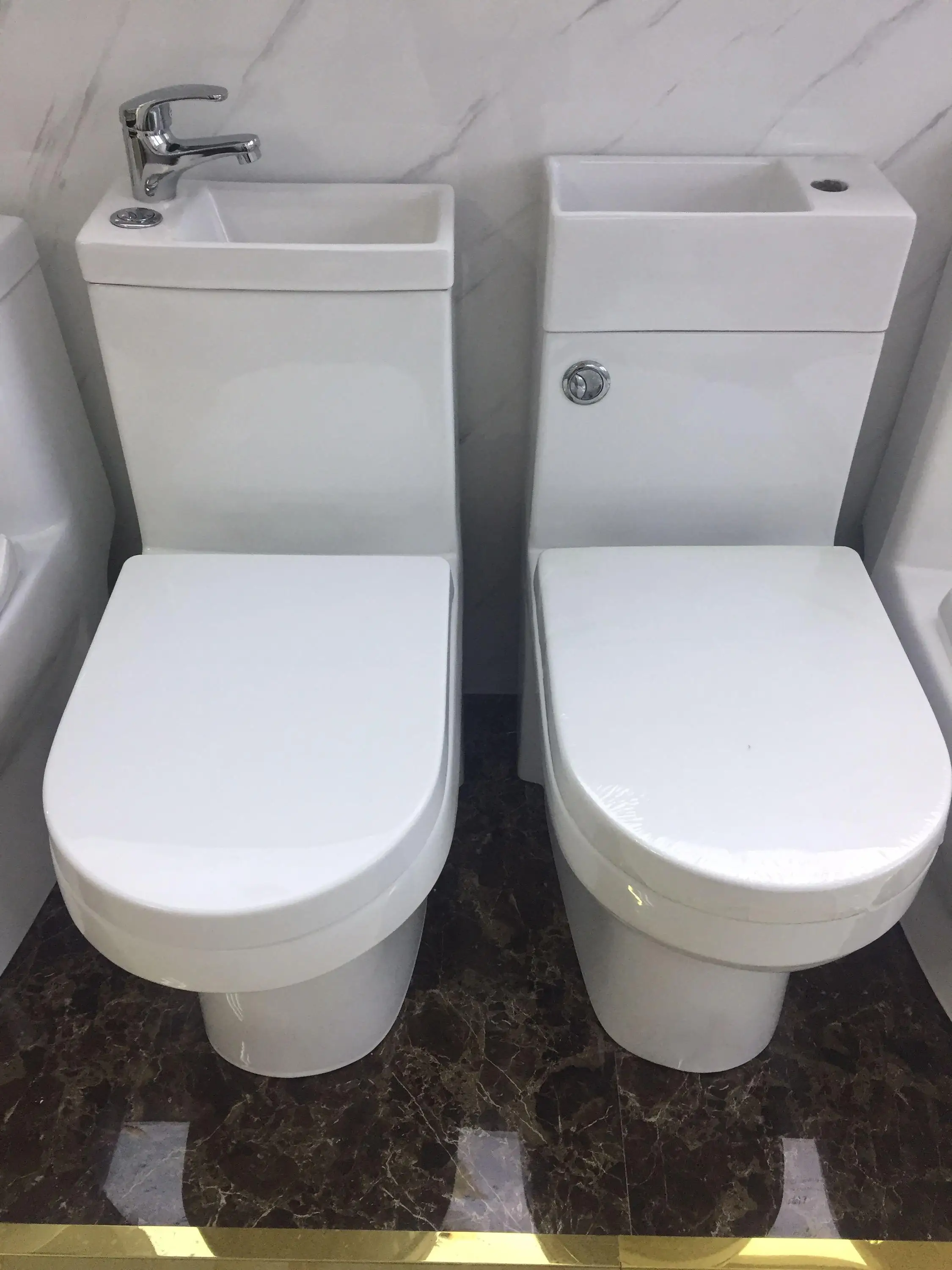 Single Piece Toilet Color Element Sink Flexible Shattaf Smart Sanitary