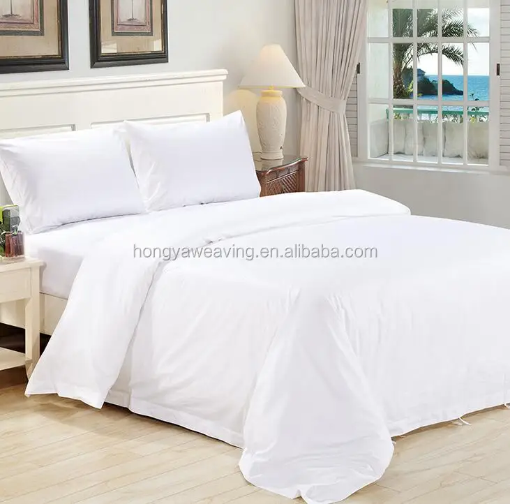 40s 200tc Percale White Hotel Bedding Set As Hotel Bed Size Buy