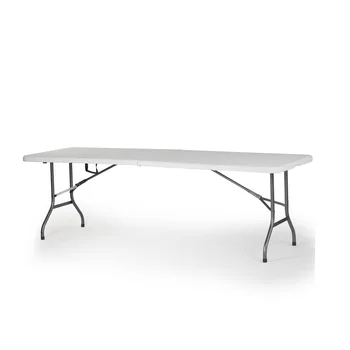 8ft Plastic Folding Table 8 Feet Rectangular Folding Banquet Table