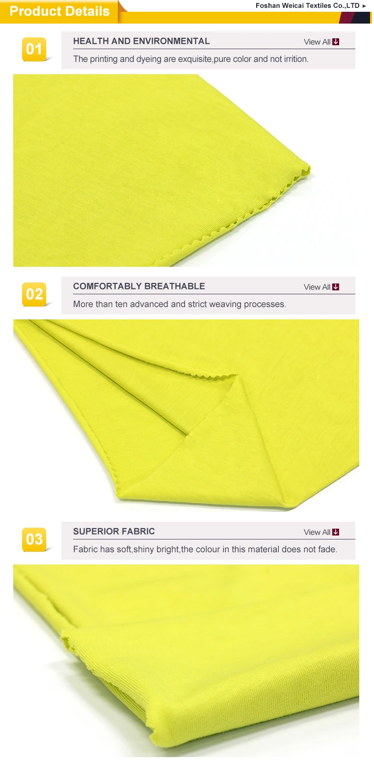 26S/1 cotton 100% single plain solid dyed cloth fabrics 160G