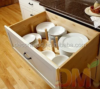 American Standard Base Peg Dish Cabinet Wood Dish Cabinet