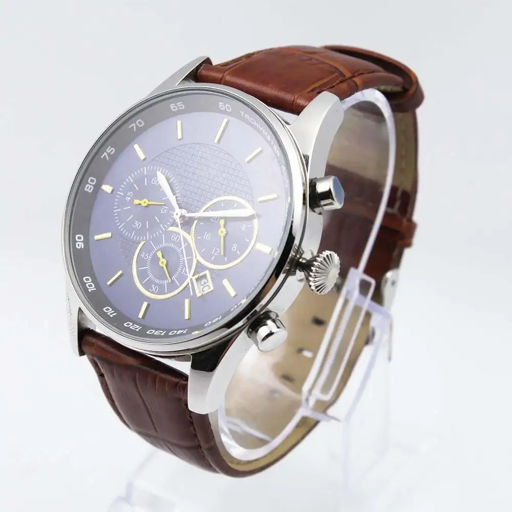Mechanical Business Men Wrist Watch Leather Watch For Men In Stock