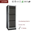 177 Bottles Compressor single Zone tall wine stand cooler wine Free standing or built in