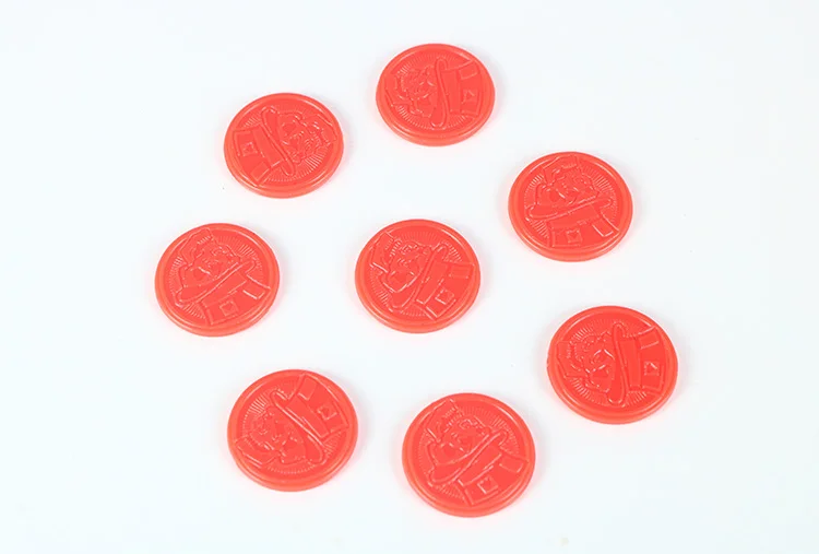 embossed logo token coin