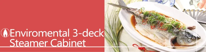 YRZG Environmental 3-deck Steamer Cabinet