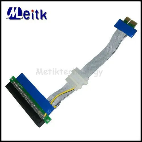 1X To 16X Riser Extender Card PCI-Express PCI-E Extension Cable