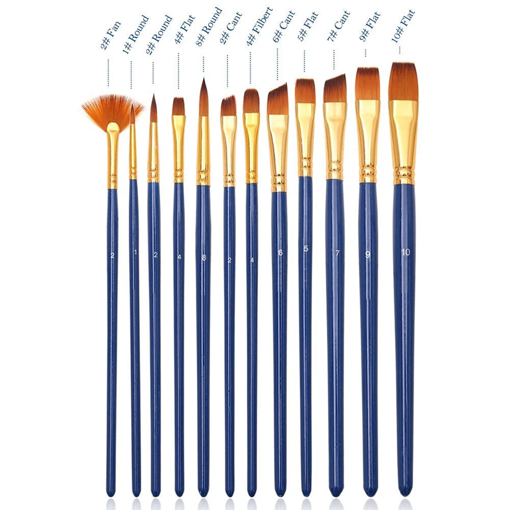 Hot Selling Acrylic Paint Brush Bulk Paint Brush Set For
