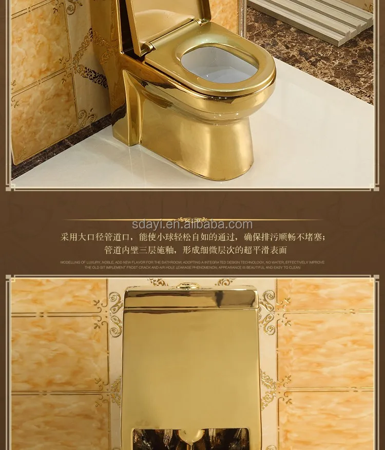 Golden Ceramic Color Luxury Wc Toilet Bowl Gold Color Toilet For Sale Buy Gold Toilet For Sale