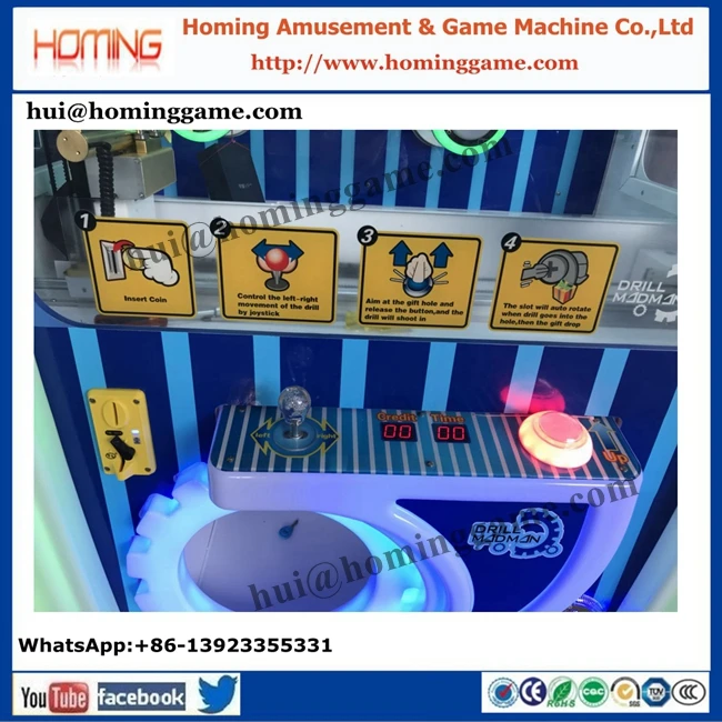 drill madman,Crazy drill master,key master game machine,key master,keymaster,Coin operated game machine,Drill Madman Prize Game Machine,Key Master Prize Game Machine,Amusement Redemption Prize Game .jpg