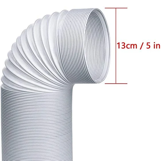 Flexible Pp Steel Wire Stay Put Hose For Portable Air Conditioner