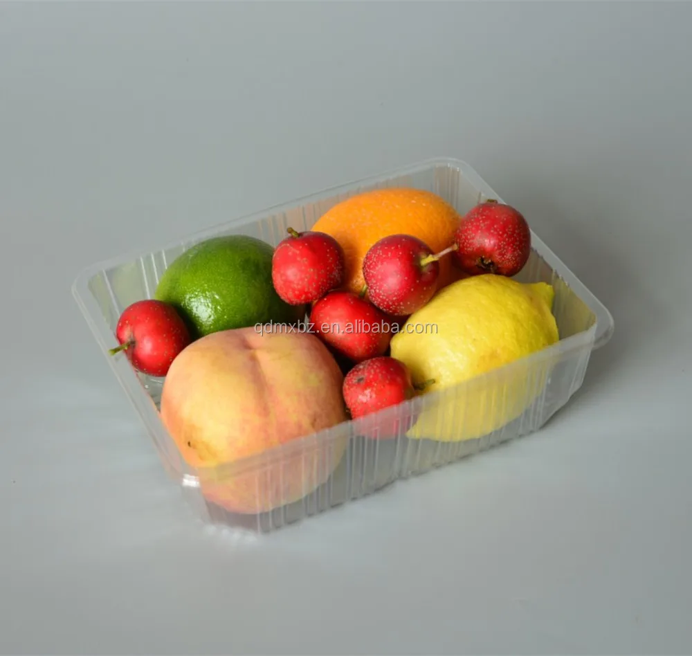 500g Disposable Plastic Fruit Container Strawberry Cherry Tomato