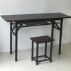 Modern outdoor metal spring chair furniture with folding table