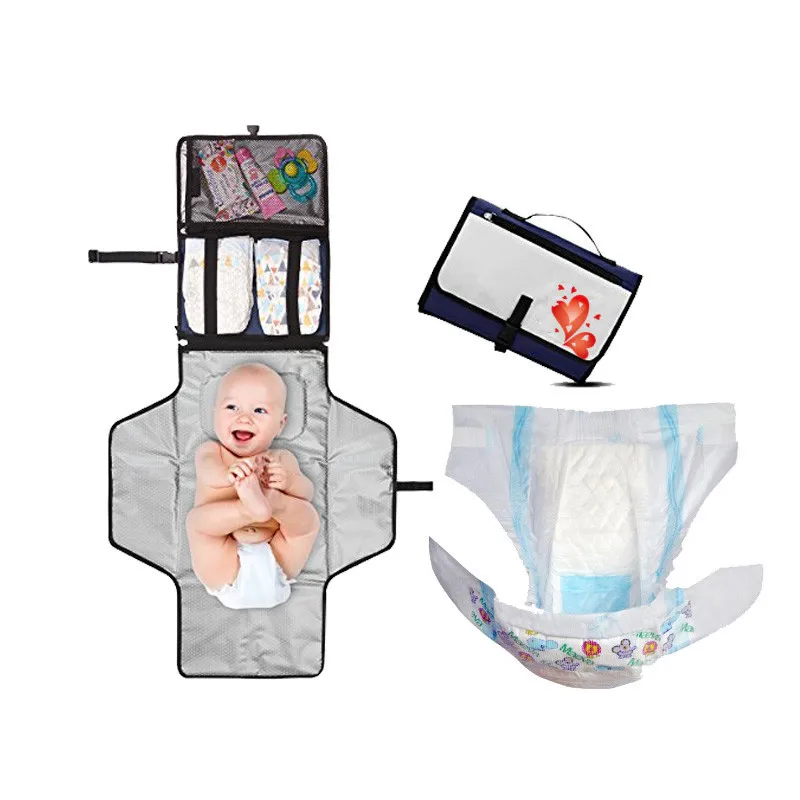 New Baby Portable Fold Diaper Clutch Travel Change Pad Waterproof Mat Storage YU 
