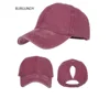 2019 Ponytail Baseball Cap Women Vacation Snapback Cotton comfort Summer Hats Casual Sport Caps Drop Shipping Adjustable