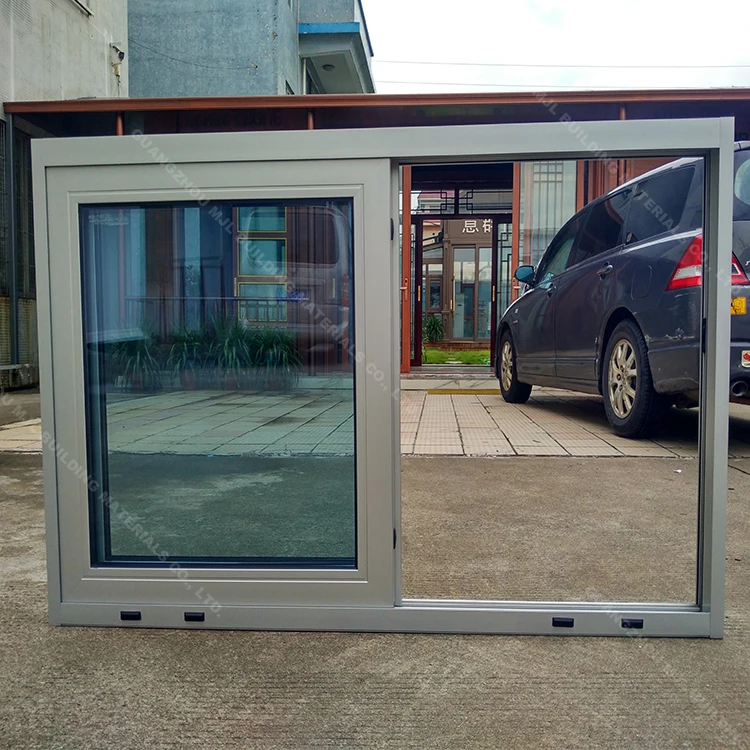 Custom size silver interior aluminum sliding window frame price philippines