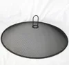 heavy duty stamped spark screen for outdoor fire pit