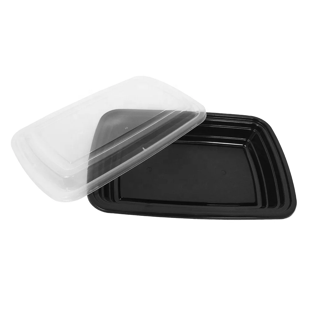 A88 38oz Microwave Disposable Food Container Lunch Box Meal Prep