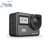 2018 hot 4k dual screen action camera bicycle action camera allwinner
