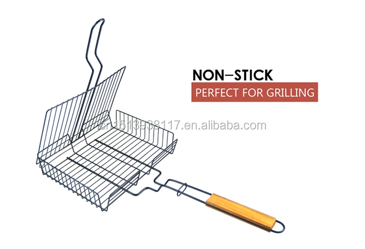 Bbq Grill Corn Basket Grilling Maize Cob Basket Chrome Plated Grill