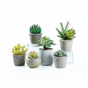 new design <strong>pot</strong> fke succulents artificial succulent plants for