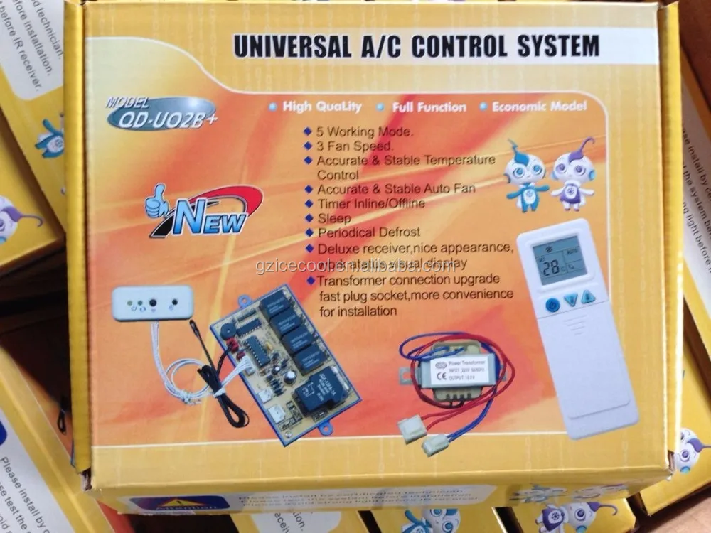 High Quality Qunda 3 Fan Speed Air Conditioner Control System Universal