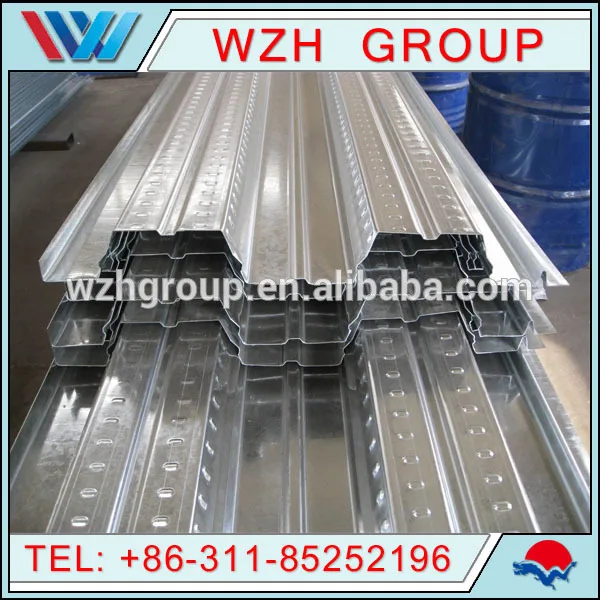 750/688mm ancho efectivo 0.8mm acero estructural cubiertas